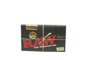 RAW Classic Black Single Wide