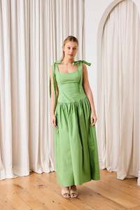 Clothing: Daisy Chain Dress // Spring Green