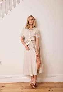 Lady Vincent Dress // Natural Linen