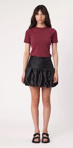 Clothing: Finley Mini Skirt // Black