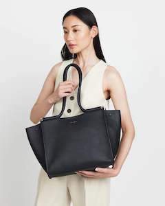 Callie Tote // Black + Bronze