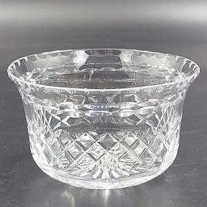 Kitchenware: Stuart Crystal - Diamond Band - Sugar Bowl