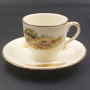 Alfred Meakin - Countryside and Stream - Demitasse Duo