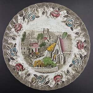 Kitchenware: British Anchor - English Country Scenes - Dinner Plate