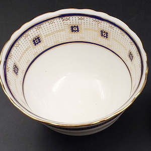 Kitchenware: Bishop & Stonier - Blue and Gold - Sugar Bowl