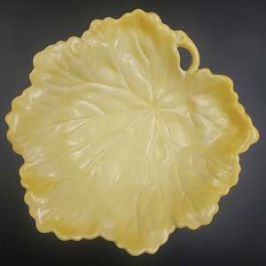 Kitchenware: Carlton Ware - Yellow - Leaf-shaped Dish