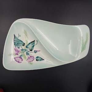 Carlton Ware - Convolvulus, Blue - 2494 Two-way Tray