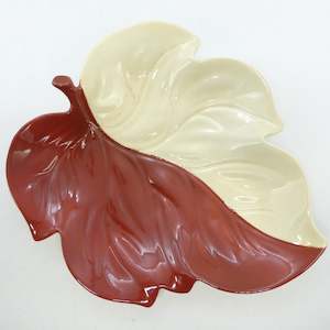 Carlton Ware - Leaf Twin Tone, Brown - 2367/8 Tray