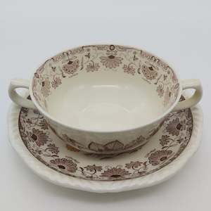 Adams - Cornwall - Soup Bowl and Saucer