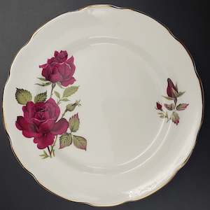 Delphine - Maroon Roses - Side Plate