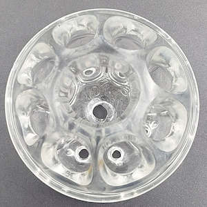 Kitchenware: Davidson Glass - 9-hole Flower Frog