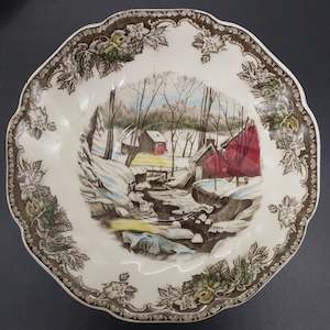 Johnson Brothers - The Friendly Village: The Ice House - Saucer