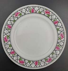 Shelley - Pink Roses on Trellis - Side Plate