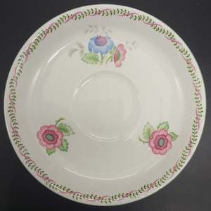 Shelley - Pink and Blue Flowers - Saucer