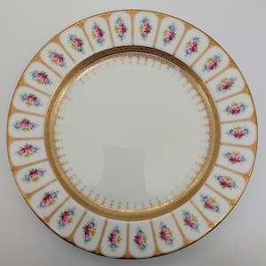 Kitchenware: Cauldon - Pink Roses with Gold Borders, 7649 - Plate