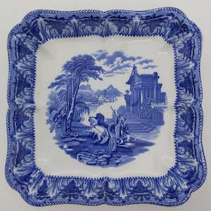 Cauldon - Horses and Chariot - Square Dish