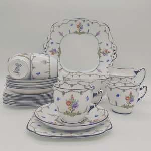 Bell China - Woodland, Hand-painted - 21-piece Tea Set