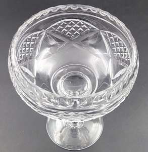 Edinburgh Crystal - Crisscross Fans - Footed Dessert Glass