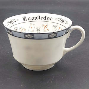 Aynsley - "The Cup of Knowledge", Blue and Black Band - Cup