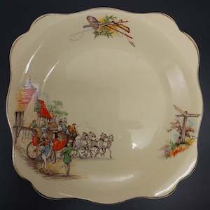 J & G Meakin - Mr Pickwick - Salad Plate, Square