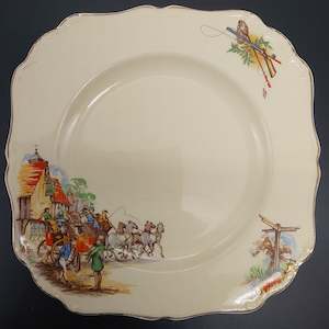 J & G Meakin - Mr Pickwick - Luncheon Plate