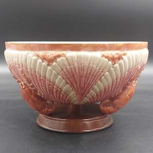 Sarreguemines - Majolica Lobster and Clams - Serving Bowl