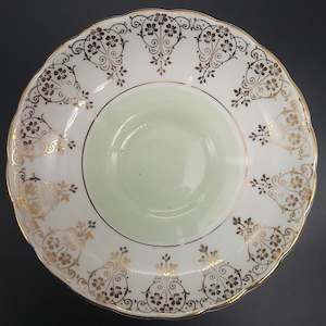 Tuscan - Mint Green and Gold Filigree - Saucer