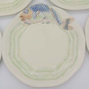 Clarice Cliff - Embossed Fish - Salad Plate