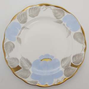 Kitchenware: Coalport - 32994 Hand-painted Blue Flower - Side Plate