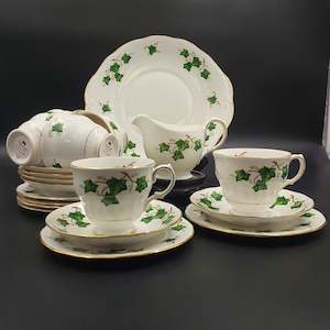 Colclough - Ivy Leaves, 8143 - 20-piece Tea Set