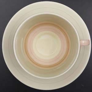 Kitchenware: Susie Cooper - Banding, Pink 699 - Duo