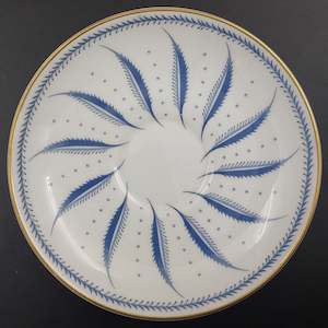 Kitchenware: Susie Cooper - Spiral Fern, Blue C823 - Demitasse Saucer