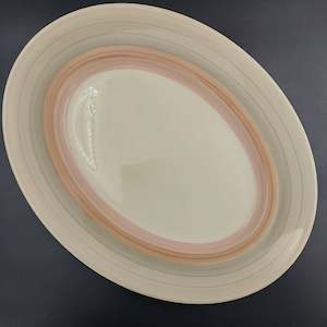 Susie Cooper - Banding, Pink 699 - Platter, Large