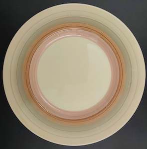 Kitchenware: Susie Cooper - Banding, Pink 699 - Dinner Plate