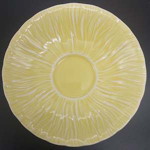 Crown Ducal - Yellow - Saucer