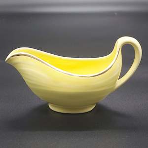 Crown Ducal - Yellow - Sauce Jug