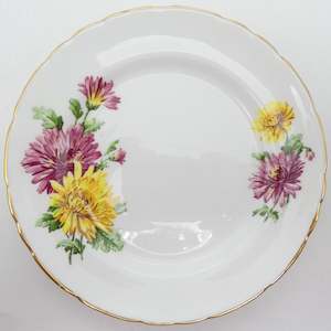 Kitchenware: Delphine - Yellow and Red Flowers - Side Plate