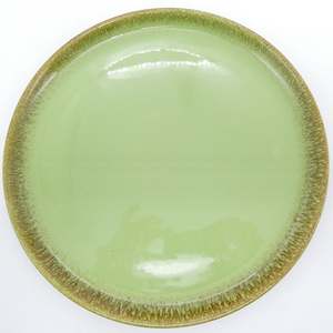 Kitchenware: Denby Stoneware - Green and Brown - Salad Plate