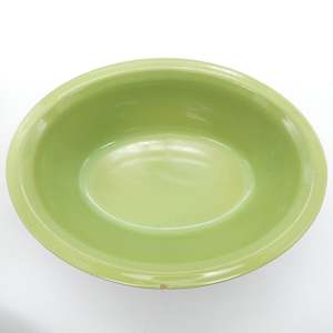 Denby Stoneware - Green and Brown - Rimmed Oval Dish, 2.75 Pint