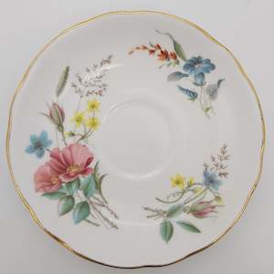 Duchess - Pink and Blue Flowers - Saucer