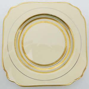 Empire - Cream with Gold Stripes - Side Plate