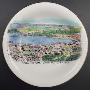 Kitchenware: Grafton - NZ Tourist Ware: Wellington Capital City - Butter Pat