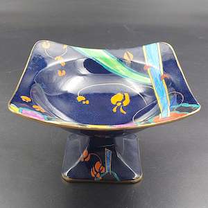 Kitchenware: Royal Winton - Hand-painted Flowers - Footed Compote