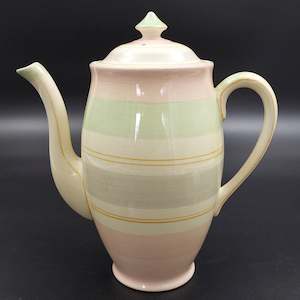 Kitchenware: Royal Winton - Pastel Stripes - Coffee Pot