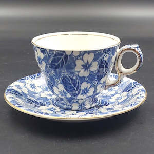 Royal Winton - Blue and White All-Over-Floral - Duo