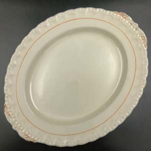 Kitchenware: Grindley - Orange Stripe - Platter