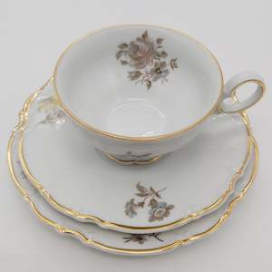 Kitchenware: Hutschenreuther - Empire Rose on Sylvia Shape - Trio