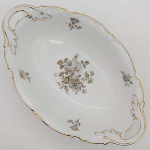 Hutschenreuther - Empire Rose on Sylvia Shape - Oval Serving Dish