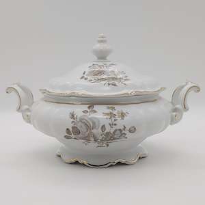 Hutschenreuther - Empire Rose on Sylvia Shape - Lidded Serving Dish