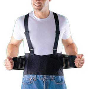 Opp2169 Industrial Back Support With Shoulder Straps